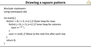 C++ Nested loops, matrix and fuctions.pdf