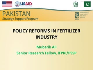 INTERNATIONAL FOOD POLICY RESEARCH INSTITUTE
IFPRI
Wheat Prices, Procurement and Stocks:
Options for Reducing the Cost
of Price Stabilization
Paul Dorosh
International Food Policy Research Institute
Islamabad, Pakistan
April 15, 2015
 