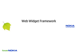 S60 3rd FP2 Widgets