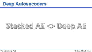 © SuperDataScienceDeep Learning A-Z
 