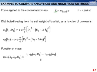 S6 l04 analytical and numerical methods of structural analysis | PPT