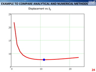 S6 l04 analytical and numerical methods of structural analysis | PPT