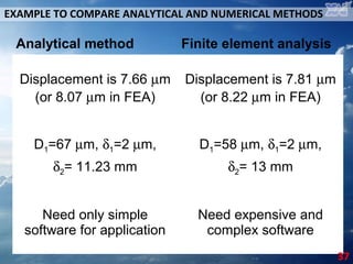 S6 l04 analytical and numerical methods of structural analysis | PPT