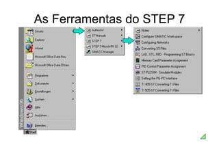 As Ferramentas do STEP 7
 