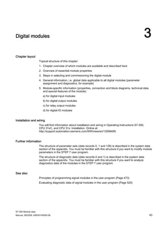 PLC S7- 300 module data_manual_en-us_en-us | PDF