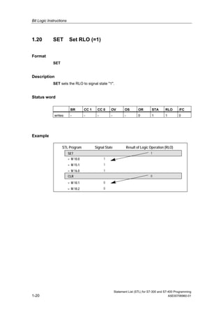 S7 300 stl_programming_manual | PDF