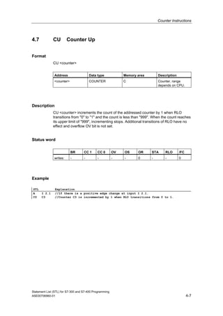 S7 300 stl_programming_manual | PDF