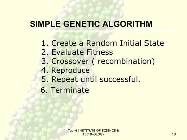Introduction to Genetic Algorithms | PPT
