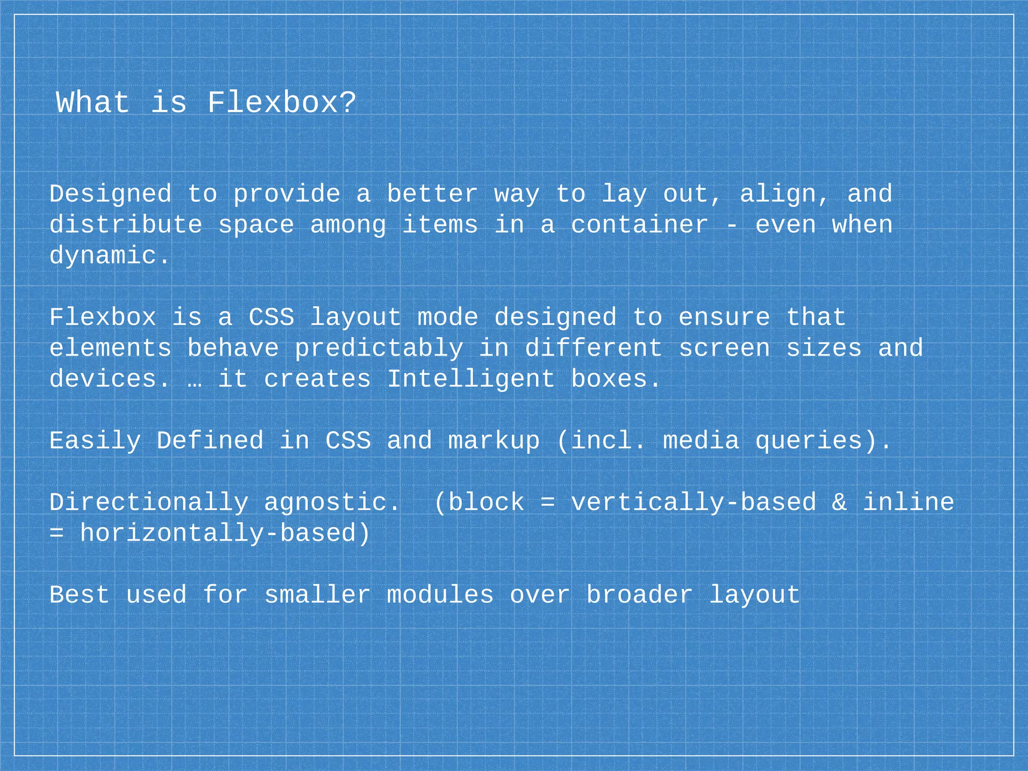 CSS Flexbox (flexible box layout) | PPTX | Web Design and HTML | Internet