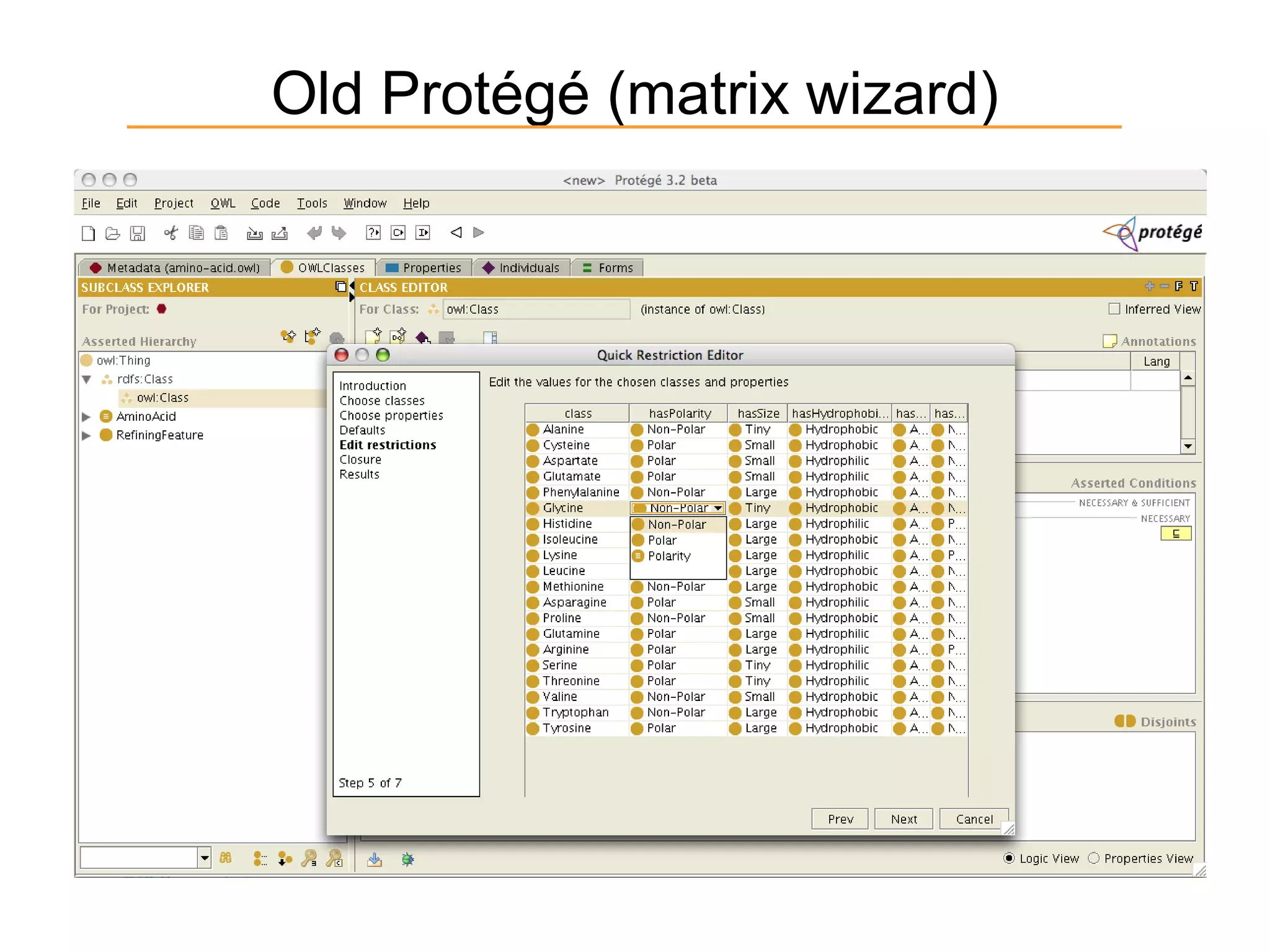 Old Protégé (matrix wizard)
 