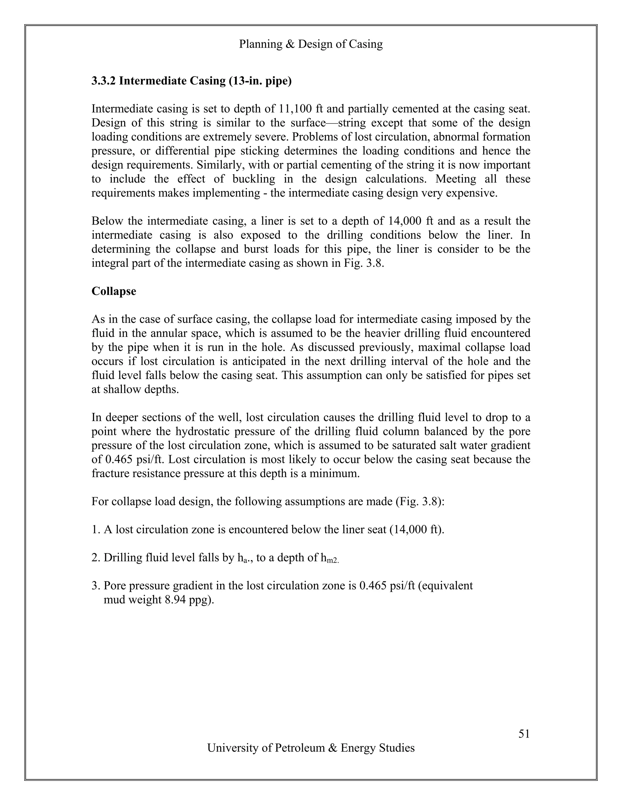 Casing design | PDF