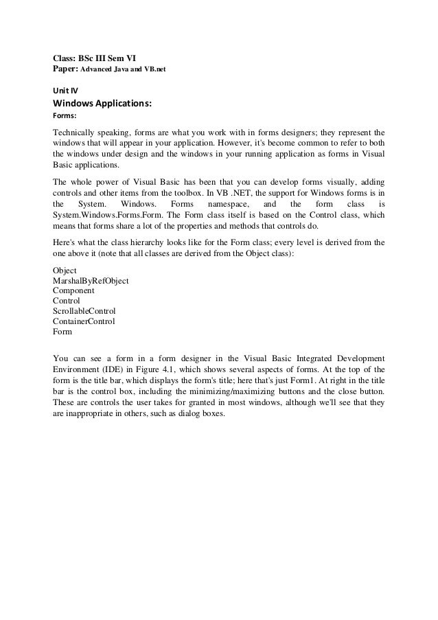 Unit IVCheckboxes and Radio Buttons in in PDF