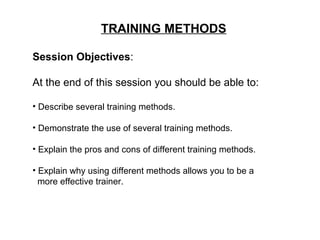 training methods | PPT