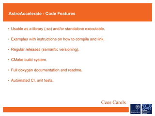 AstroAccelerate - GPU Accelerated Signal Processing on the Path to the ...