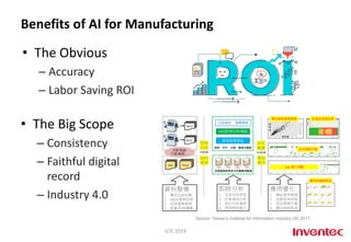 Edge AI Smart Manufacturing - Defect Detection and Beyond (GTC 2019) | PDF