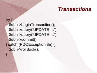 DSN Aliasing uri:uri Specify location of a file containing actual DSN on the first line 