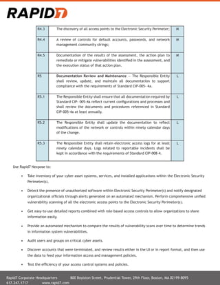Rapid7 NERC-CIP Compliance Guide | PDF