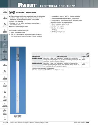 Panduit Cable Ties, Enclosures, Electrical Safety, Identification, Heat Shrink & Wiring Duct 