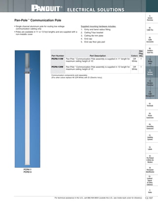 Panduit Cable Ties, Enclosures, Electrical Safety, Identification, Heat Shrink & Wiring Duct 