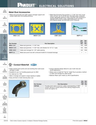 Panduit Cable Ties, Enclosures, Electrical Safety, Identification, Heat Shrink & Wiring Duct 