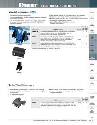Panduit Cable Ties, Enclosures, Electrical Safety, Identification, Heat Shrink & Wiring Duct 