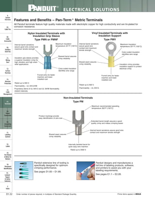 Panduit Cable Ties, Enclosures, Electrical Safety, Identification, Heat Shrink & Wiring Duct 
