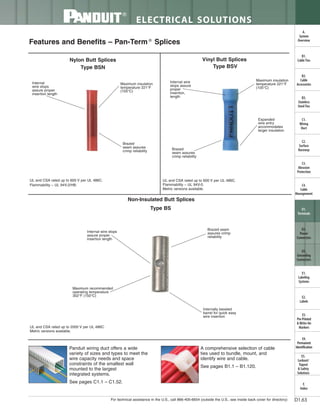 Panduit Cable Ties, Enclosures, Electrical Safety, Identification, Heat Shrink & Wiring Duct 