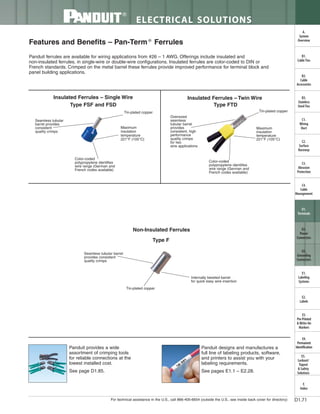 Panduit Cable Ties, Enclosures, Electrical Safety, Identification, Heat Shrink & Wiring Duct 