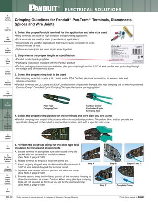 Panduit Cable Ties, Enclosures, Electrical Safety, Identification, Heat Shrink & Wiring Duct 