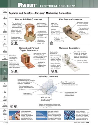 Panduit Cable Ties, Enclosures, Electrical Safety, Identification, Heat Shrink & Wiring Duct 