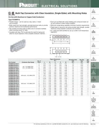 Panduit Cable Ties, Enclosures, Electrical Safety, Identification, Heat Shrink & Wiring Duct 
