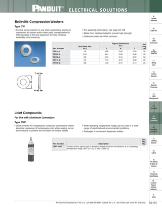 Panduit Cable Ties, Enclosures, Electrical Safety, Identification, Heat Shrink & Wiring Duct 
