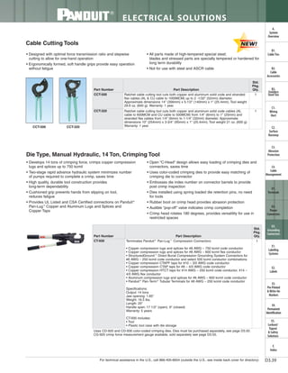 Panduit Cable Ties, Enclosures, Electrical Safety, Identification, Heat Shrink & Wiring Duct 