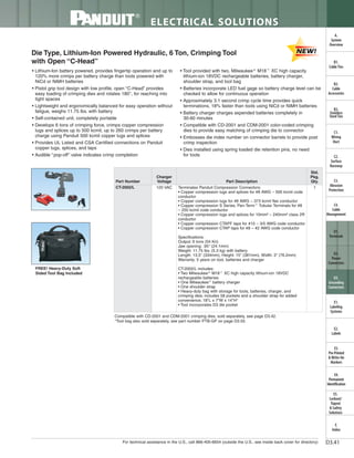 Panduit Cable Ties, Enclosures, Electrical Safety, Identification, Heat Shrink & Wiring Duct 