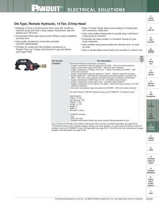 Panduit Cable Ties, Enclosures, Electrical Safety, Identification, Heat Shrink & Wiring Duct 