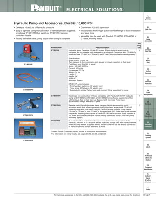 Panduit Cable Ties, Enclosures, Electrical Safety, Identification, Heat Shrink & Wiring Duct 