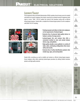 Panduit Cable Ties, Enclosures, Electrical Safety, Identification, Heat Shrink & Wiring Duct 