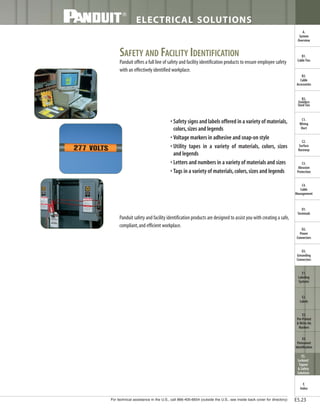Panduit Cable Ties, Enclosures, Electrical Safety, Identification, Heat Shrink & Wiring Duct 