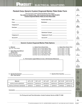 Panduit Cable Ties, Enclosures, Electrical Safety, Identification, Heat Shrink & Wiring Duct 