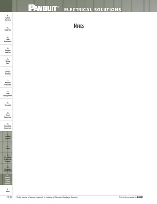 Panduit Cable Ties, Enclosures, Electrical Safety, Identification, Heat Shrink & Wiring Duct 