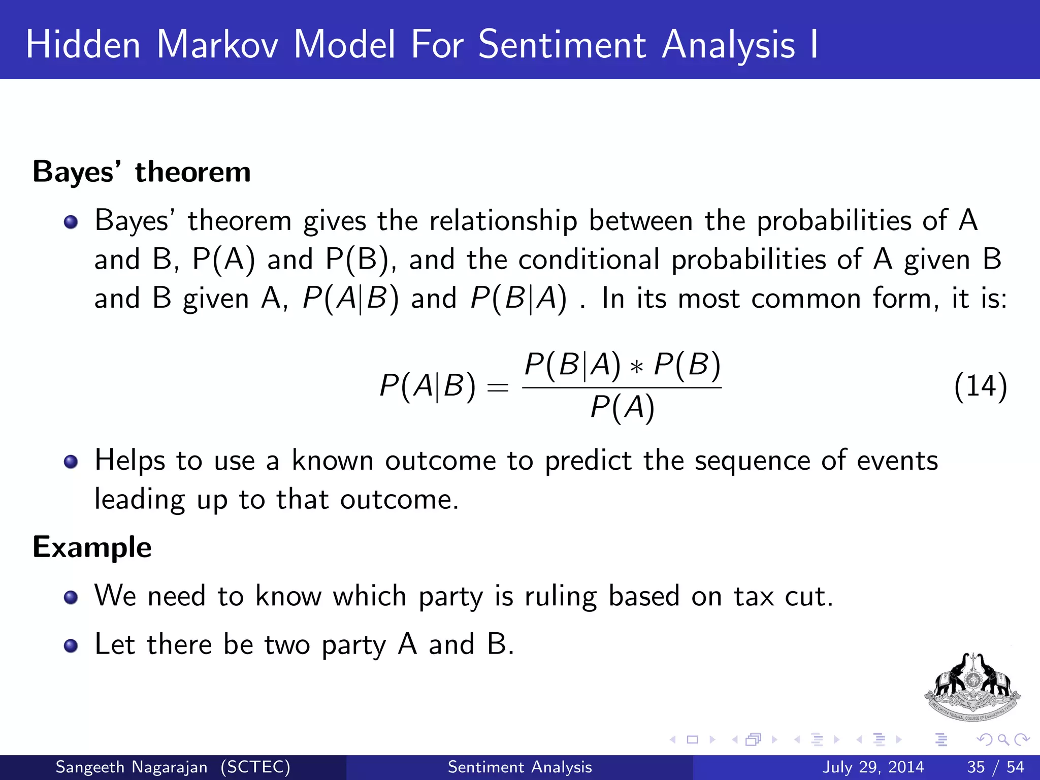 er to learn the dierentiating 
characteristics of documents. 
2) Test set : Validate the performance of the automatic classi 
