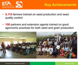 Scaling Up Improved Seed and Agronomic Practices in Southern Africa | PPTX