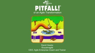 of an Agile Transformation
David Hawks
@austinagile
CEO, Agile Enterprise Coach and Trainer
 