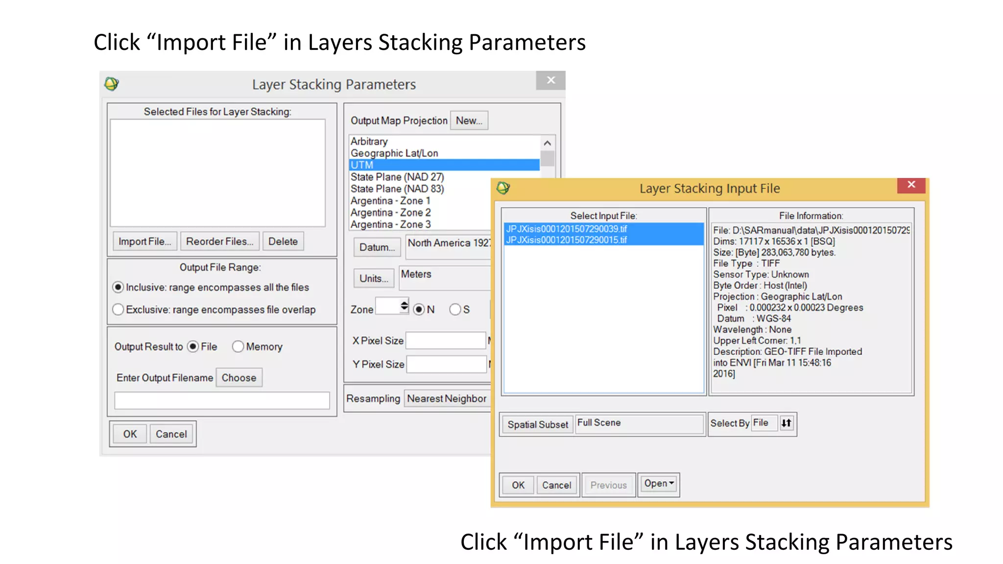 Click “Import File” in Layers Stacking Parameters
Click “Import File” in Layers Stacking Parameters
 