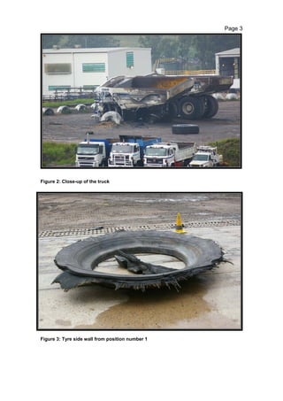 Page 3




Figure 2: Close-up of the truck




Figure 3: Tyre side wall from position number 1
 