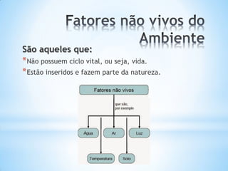 Sa1 os fatores não vivos do ambiente e os seres vivos | PDF