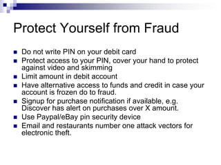 Securing Your Laptop    Bluetooth is a radio communications technology allowing computers to communicate with other devices over a short range Disable Bluetooth device when not in use. Bluetooth should be “hidden” or "not discoverable“ mode when in usePassword protect if available