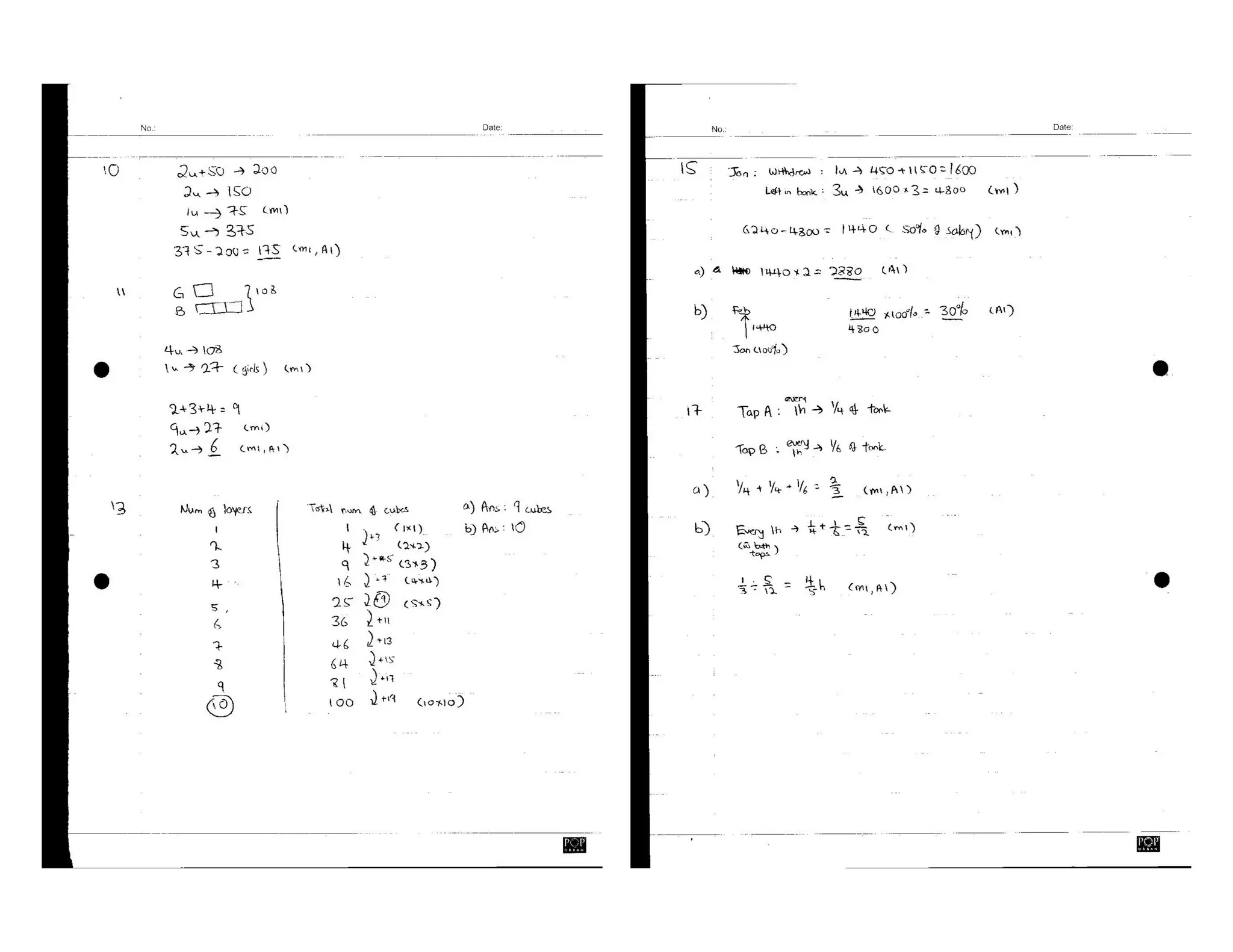 SA1 Revision Paper Set C Solutions | PDF