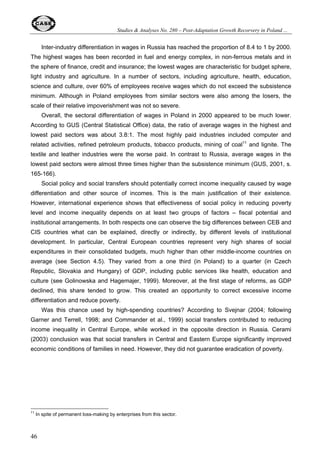 Studies  Analyses No. 280  