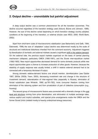 Studies  Analyses No. 280  